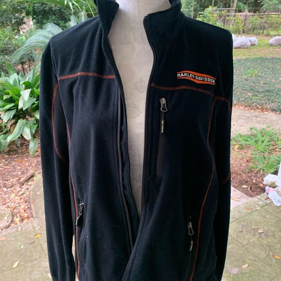 Harley Davidson Riding Jacket Fleece Zipper - Picture 4 of 5